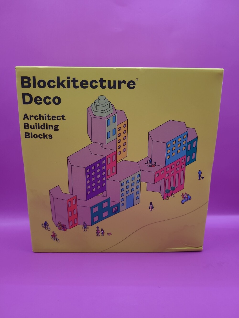 Areaware Blockitecture Deco Architect Building Blocks Wooden City Set 10 Pieces